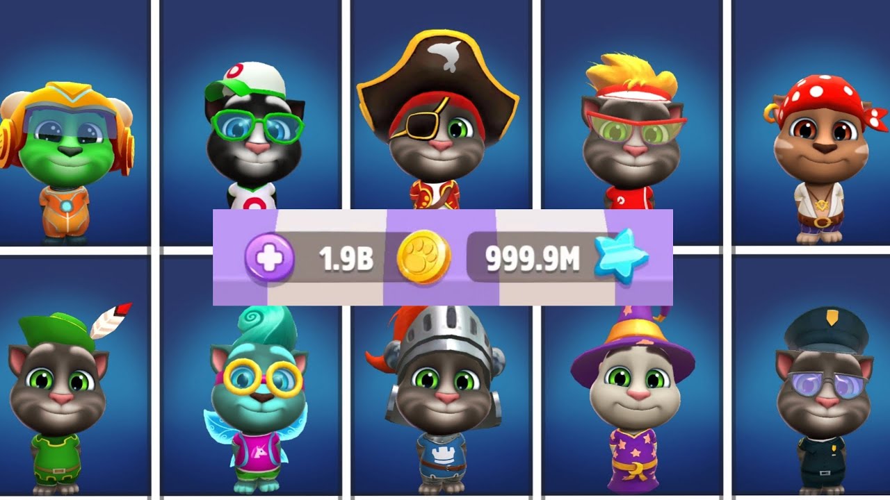 Buying All Dresses - My Talking Tom 2 - GAMEPLAY 4U