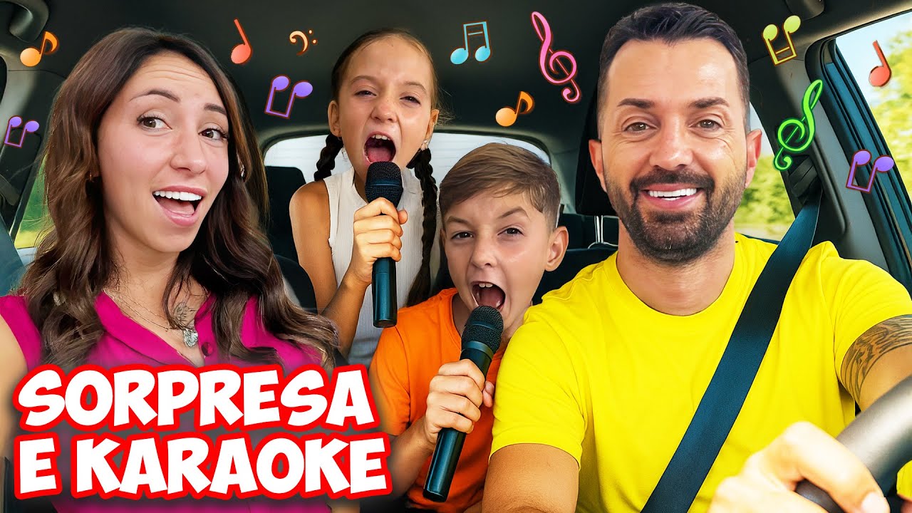 FACCIAMO UNA SORPRESA A FIGLIACHIARA E FIGLIODIEGO E ANCHE KARAOKE IN MACCHINA , ANDIAMO IN LIGURIA!