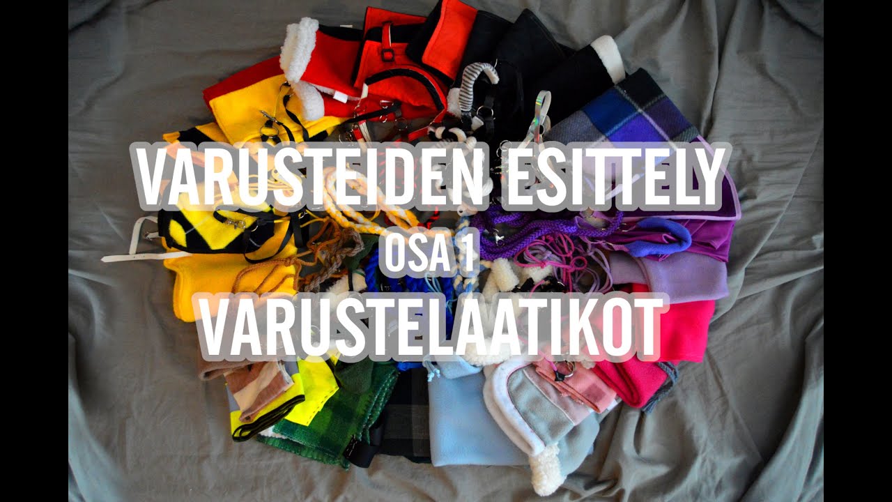 Varusteiden esittely 2021 [OSA 1: varustelaatikot]