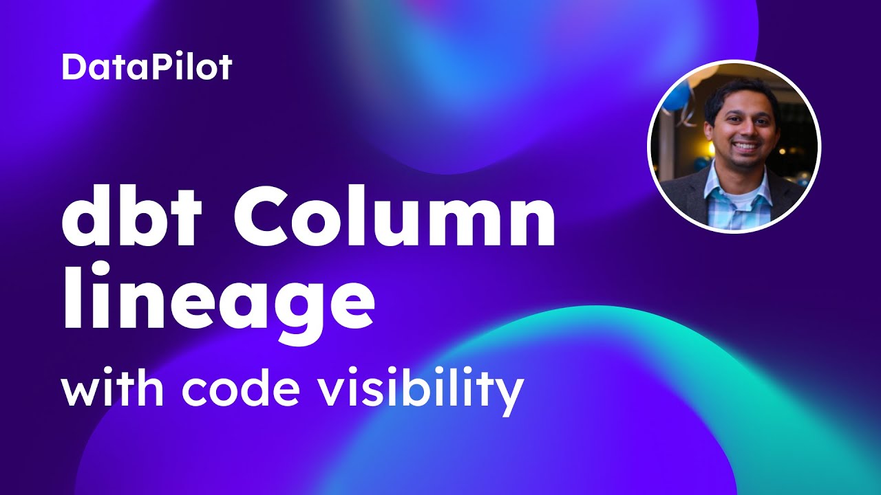 dbt Column lineage with code visibility