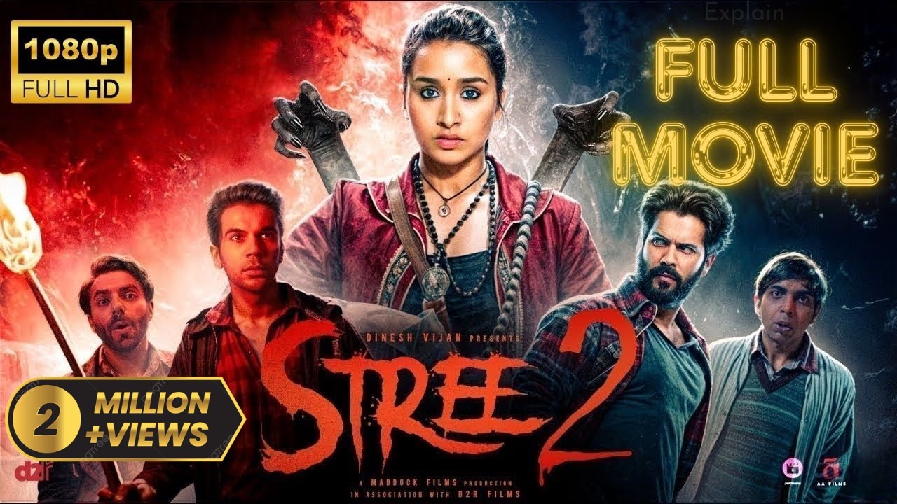 Stree 2 Full HD Movie:The Funny Horror Movies| Shraddha Kapoor & Rajkummar Rao #stree2 #stree2movie