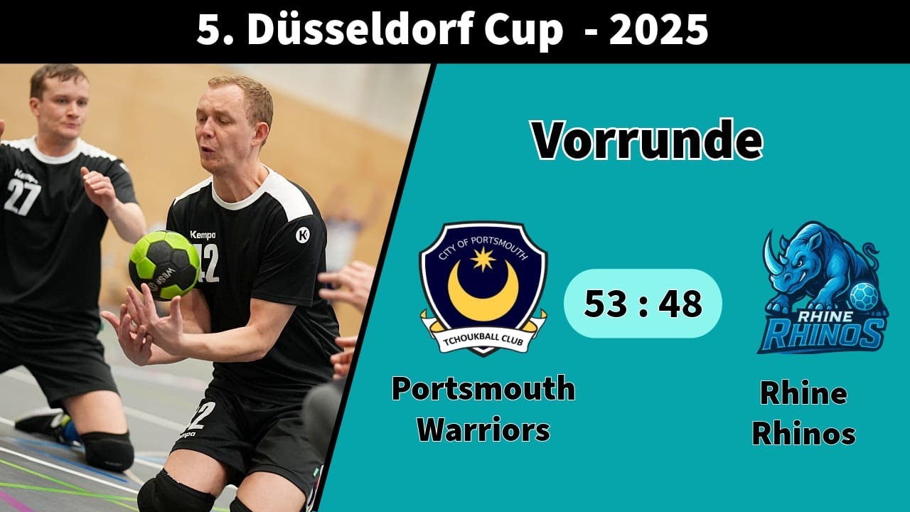 5. Düsseldorf Cup – Group Stage - Portsmouth Warriors vs. Rhine Rhinos - 53:48