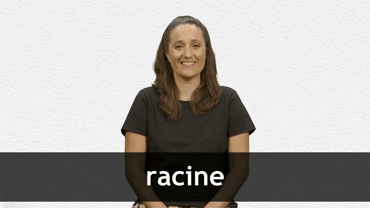 How to pronounce RACINE in French