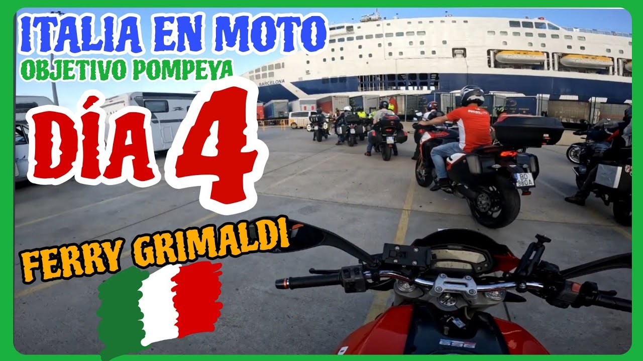OBJETIVO POMPEYA---DIA 4--- FERRY BARCELONA - CIVITAVECCIA