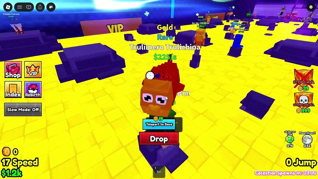 ΣΗΜΕΡΑ ΠΑΙΖΟΥΜΕ Survive for lava for brainrots