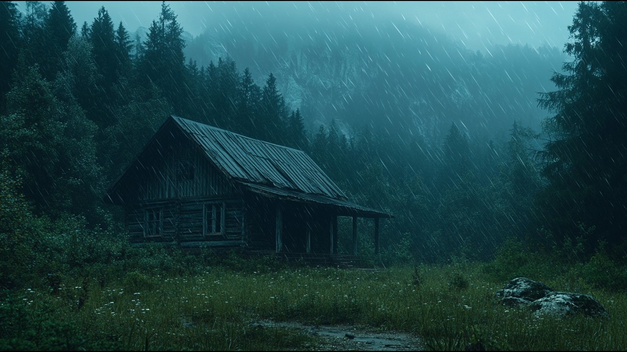 Powerful Rain Sounds on Garden House 🌧️ Relax Deeply & Sleep Instantly