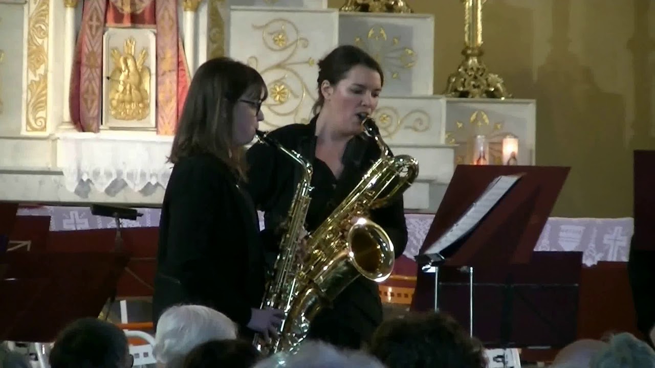 Quatuor de saxophones Ladiesax : Aria dalla suite n.3 in ré maggiore BWV 1068 de Jean Sébastien Bach