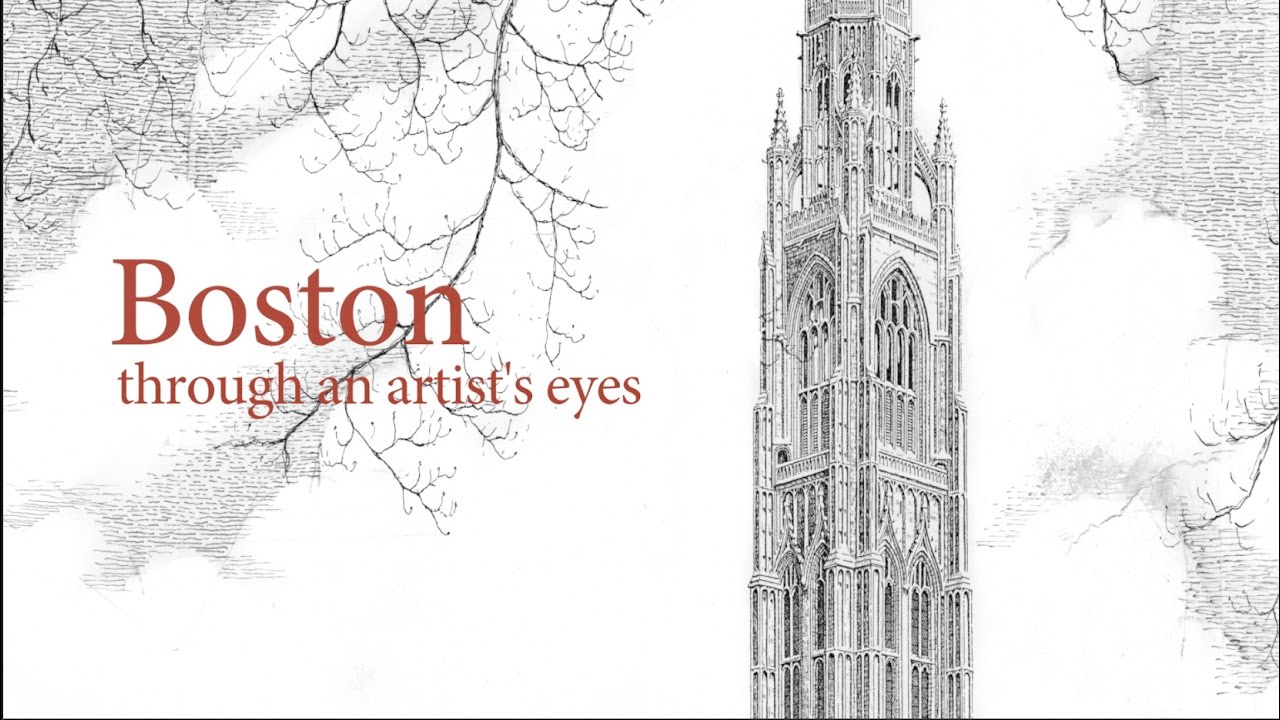 Boston through an artist's eyes | Heritage artist UK history tour with John Bangay