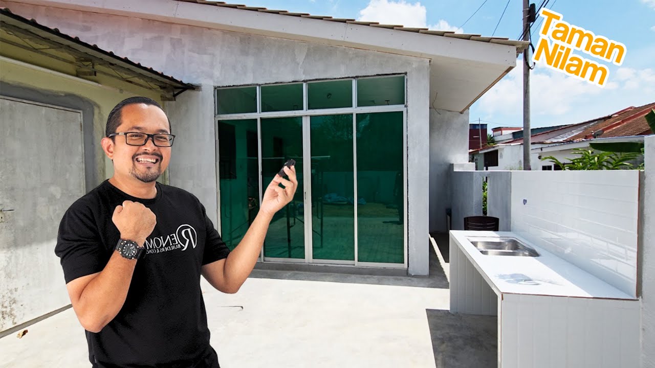 Ramai TAK PERCAYA Ini Hasil Renovasi Dapur Luar!