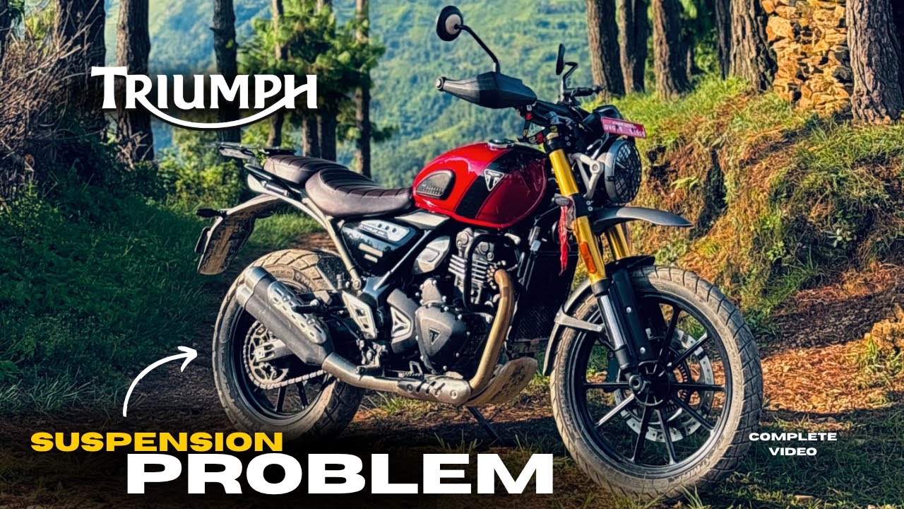 SUSPENSION PROBLEM on Triumph 400X! Will Triumph Give Warranty?! 😱