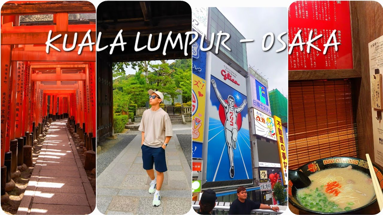 Exploring Osaka : AirAsia X Flight from Kuala Lumpur To Osaka !