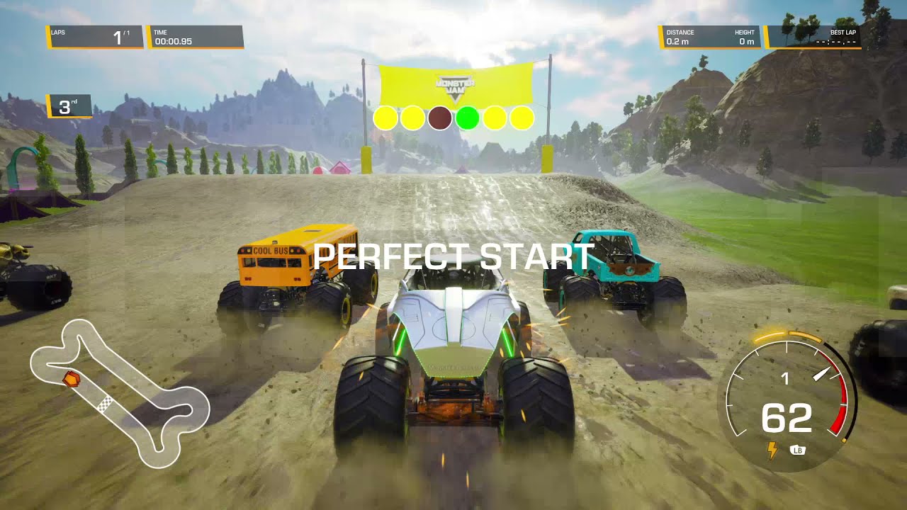 Monster Jam Steel Titans 2 : All Defenders Monster Trucks (Fully Upgraded) [Circuit Racing]