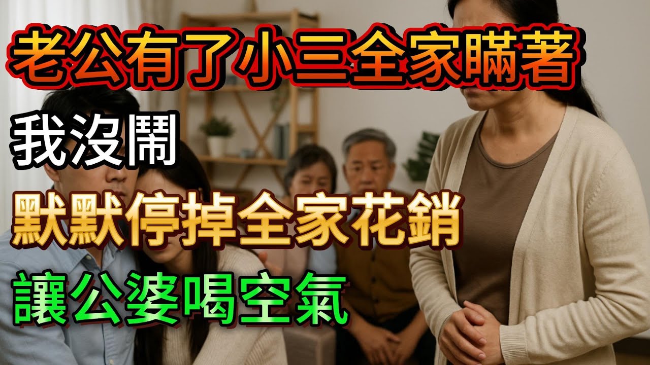 老公有了小三全家瞞著，我沒鬧，默默停掉全家花銷，讓公婆喝空氣！！ #trending #人間関係 #人生感悟