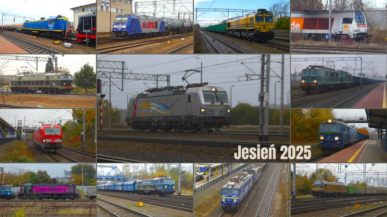 Pociągi Towarowe Warszawa - wielka składanka jesień 2025