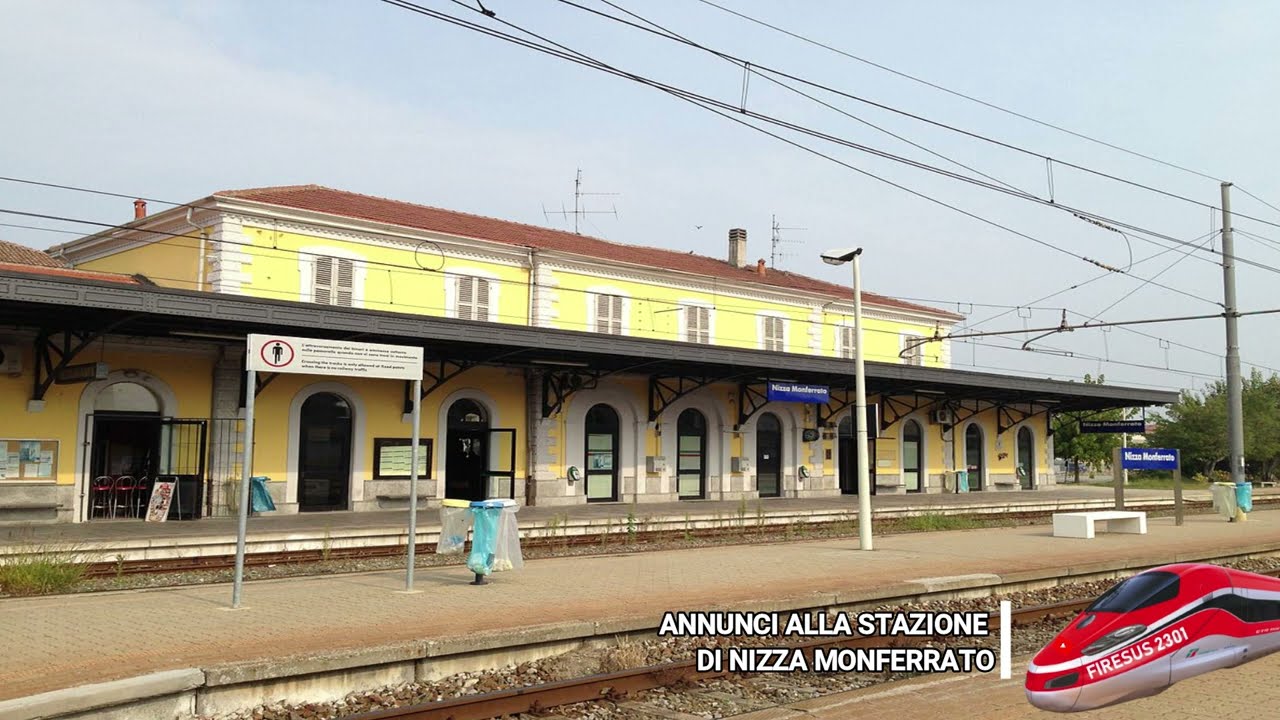 Annunci alla stazione di Nizza Monferrato