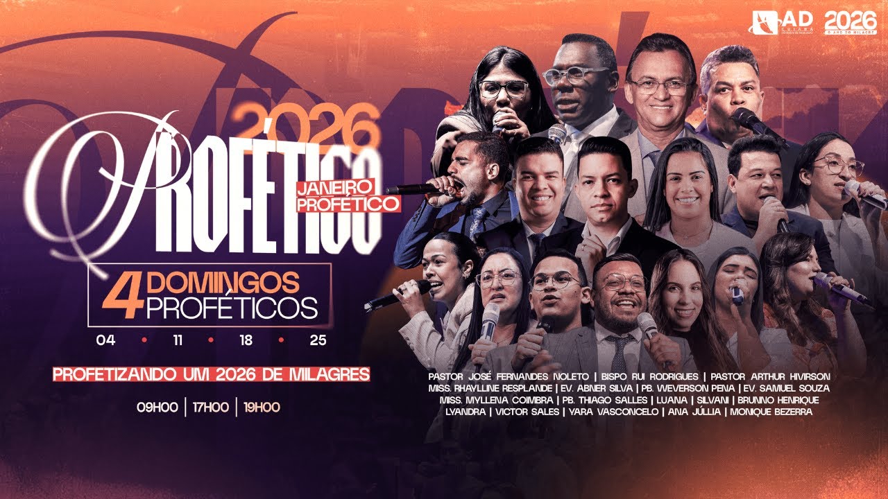 JANEIRO PROFÉTICO  09:00  | 25.01.26 | #aovivo