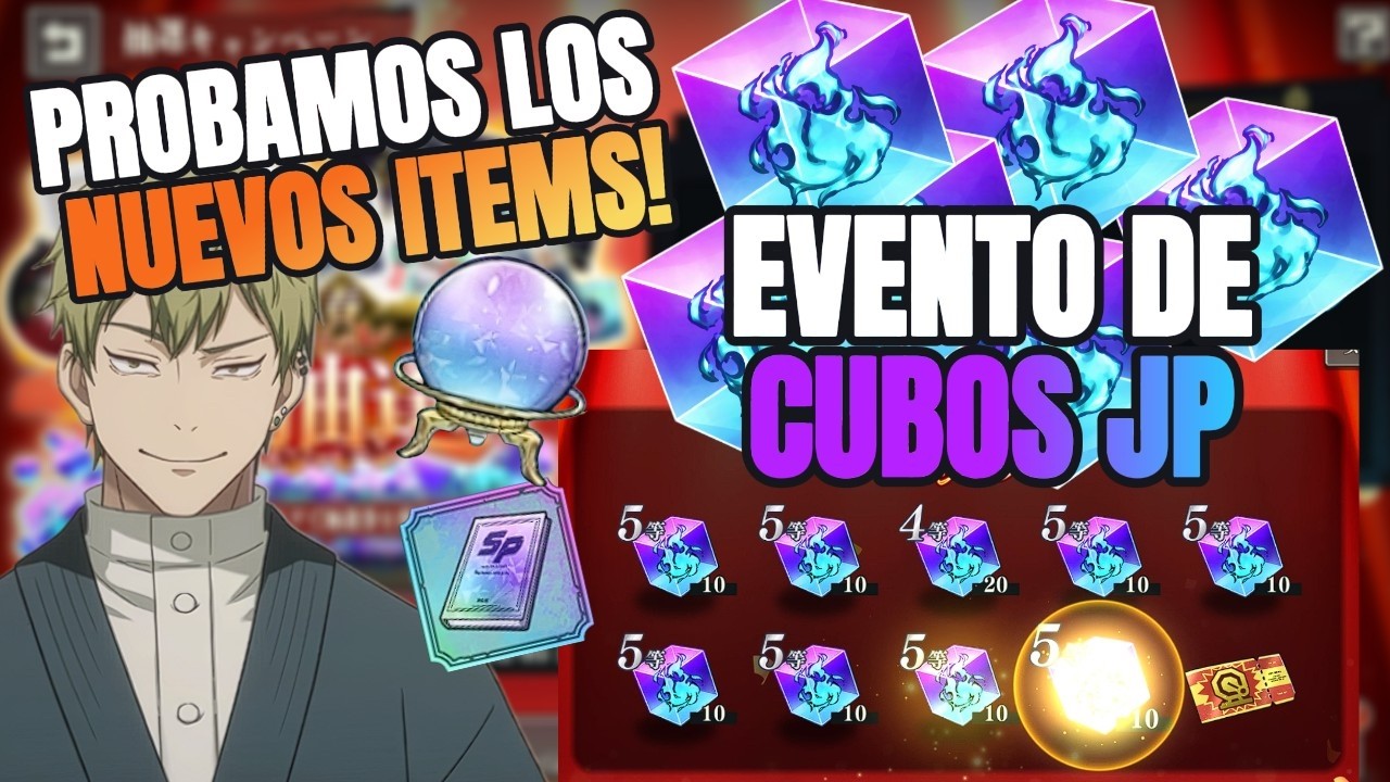MÁS CUBOS EN JP,  MUCHOS EVENTOS Y PROBAMOS LOS NUEVOS ITEMS! | JUJUTSU KAISEN PHANTOM PARADE
