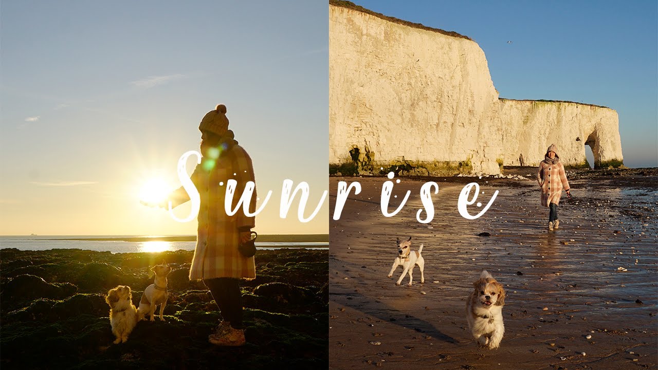 wlog⏐ Watching Sunrise Kingsgate Botany Bay⏐Breakfast at Wyatt & Jones Broadstairs 일출 + 잉글리쉬 브랙퍼스트
