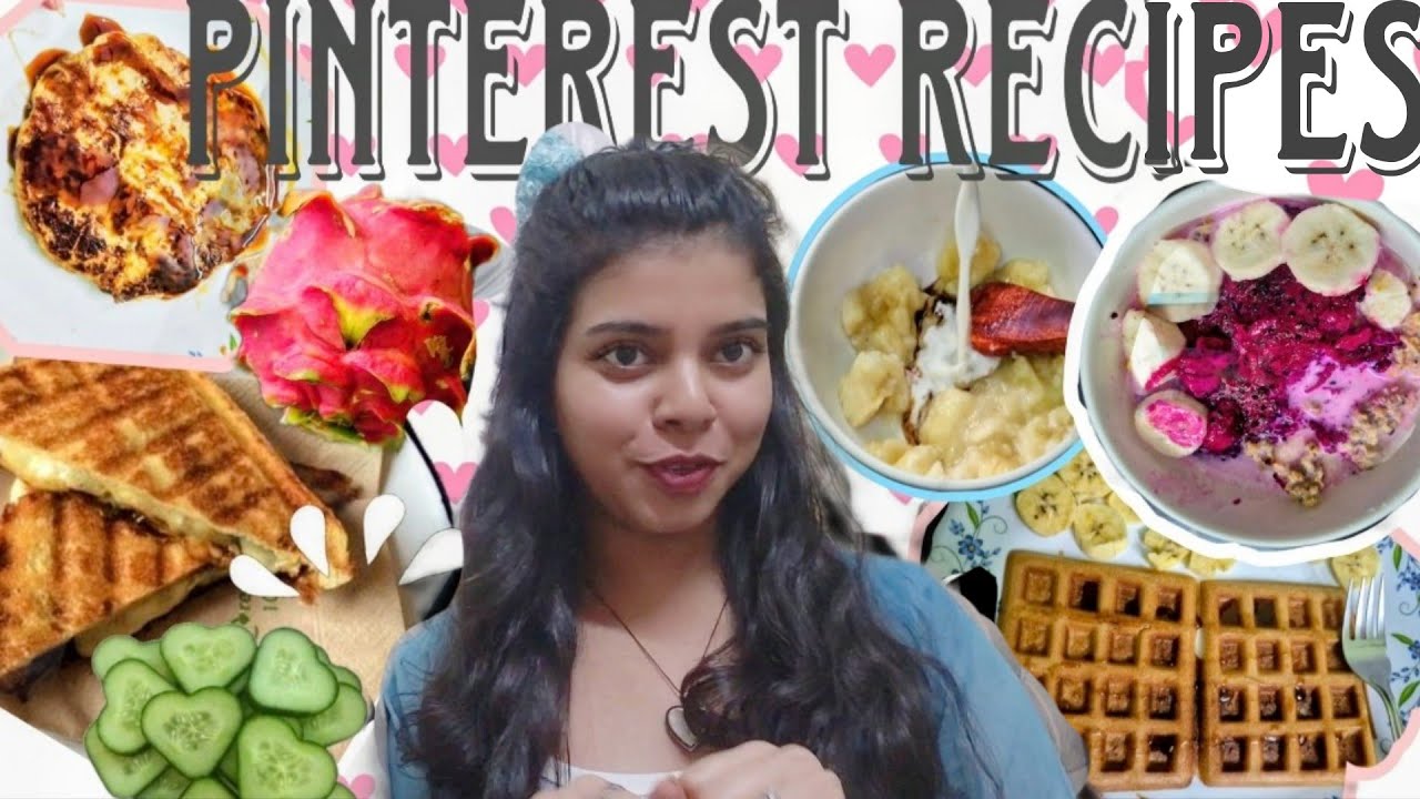 I tried *PINTERESTY BREAKFAST* recipes for a week🎀 | Aesthetic Indian vlog 