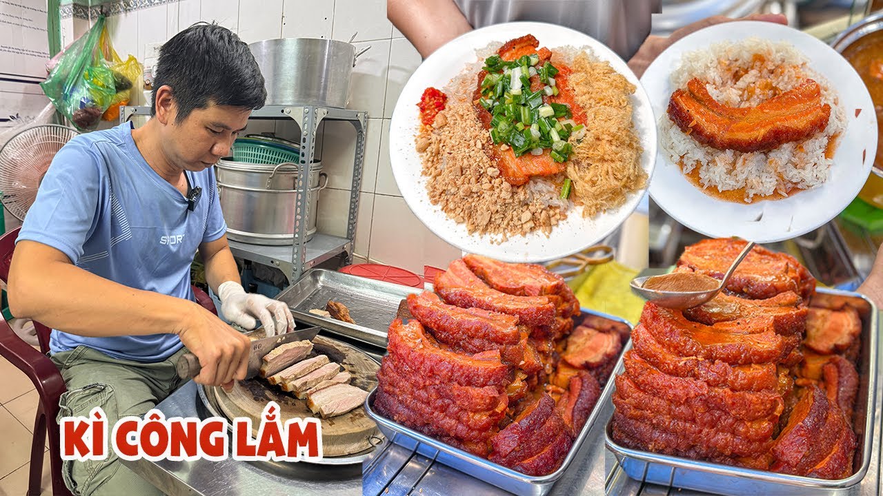 Vào bếp xem quy trình làm XÔI KHÂU NHỤC kiểu người Hoa kì công hiếm thấy ở Sài Gòn| Địa điểm ăn uống