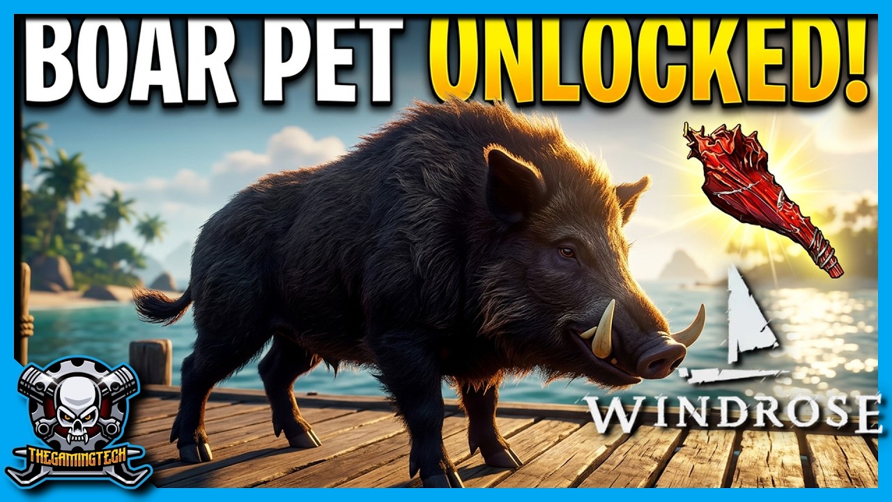 How to Unlock the Pet Boar Companion in Windrose
