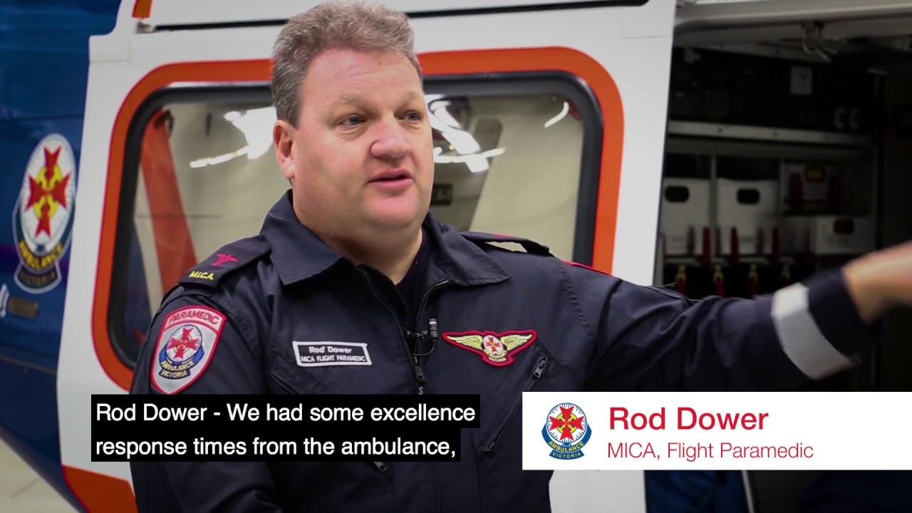Ambulance Victoria's outstanding emergency health care.