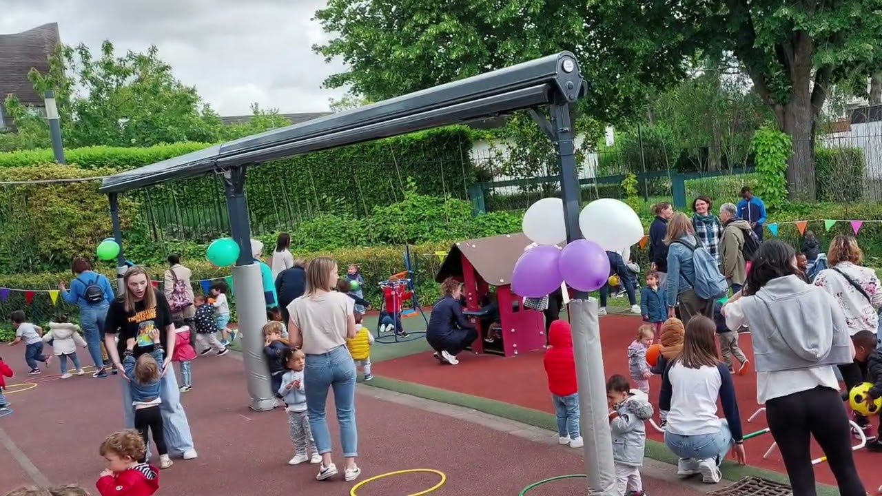 Passage de la flamme hérouvillaise dans les structures petite enfance
