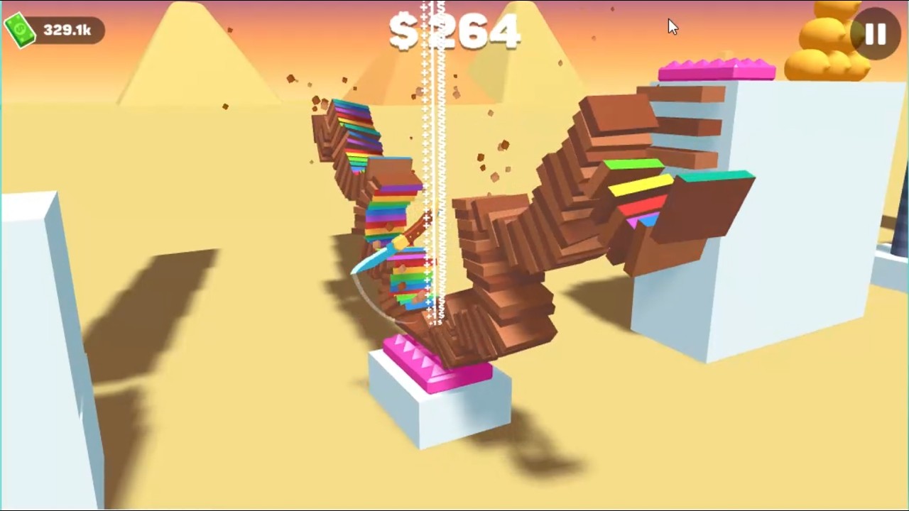 Slice Master Gameplay || Multiply in Max Level Game #20