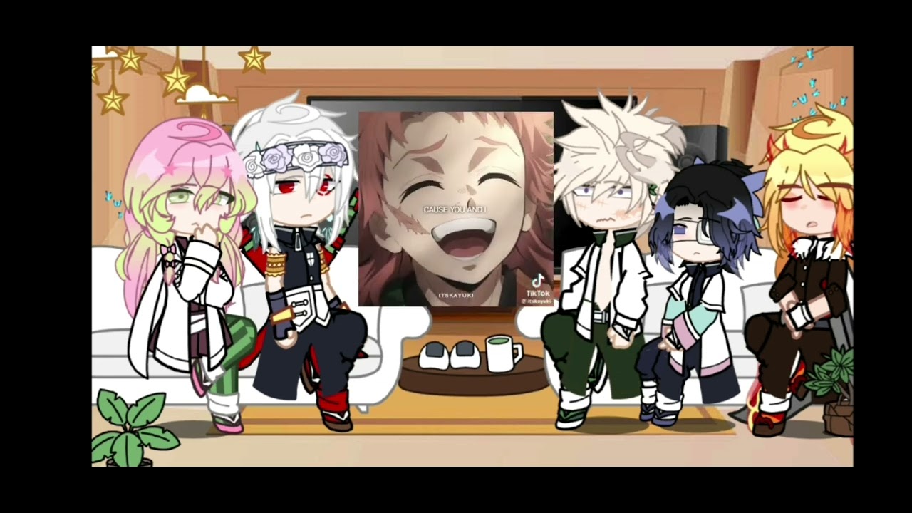 •Hashiras react to Giyuu!• [Angst,Sanegiyuu]☆ slg Julia-