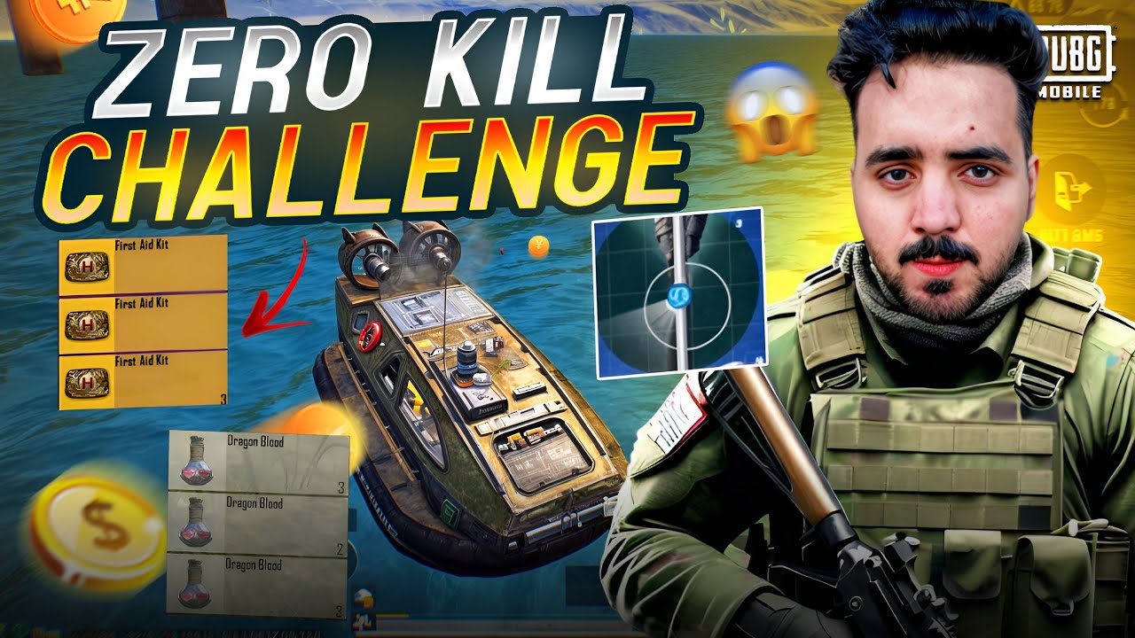 ZERO KILL CHICKEN DINNER | HARDEST CHALLENGE IN PUBG MOBILE |  WHY JUTT