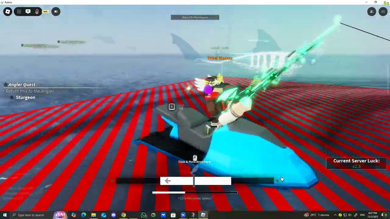 Catching the Phantom Megalodon in Fisch!
