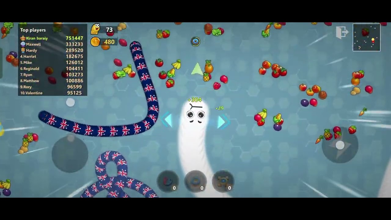 🐍🐍 WORMS ZONE IO HUNGRY SNAKE🐍🐍🥳