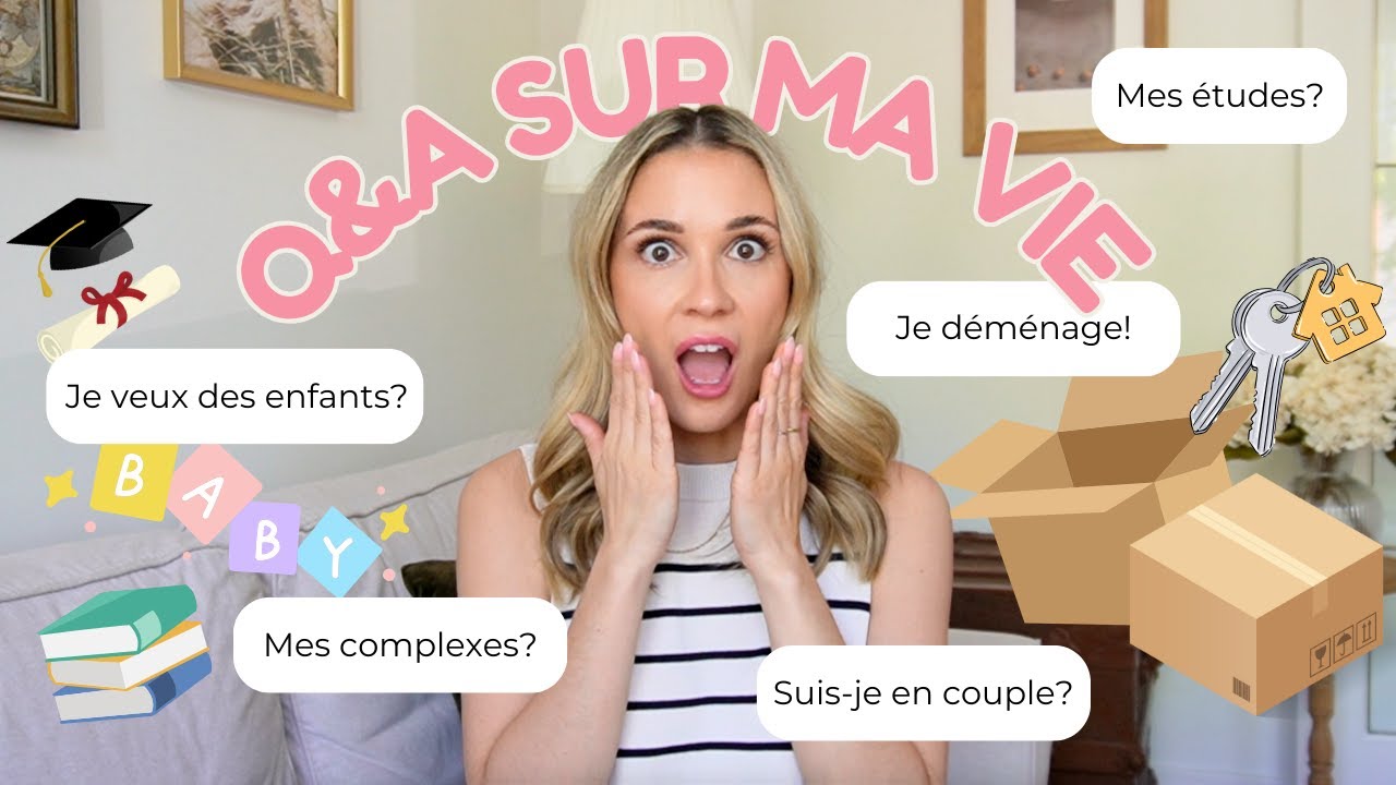 MON PREMIER Q&A 🎀│ Déménagement, études, vie de couple, etc!