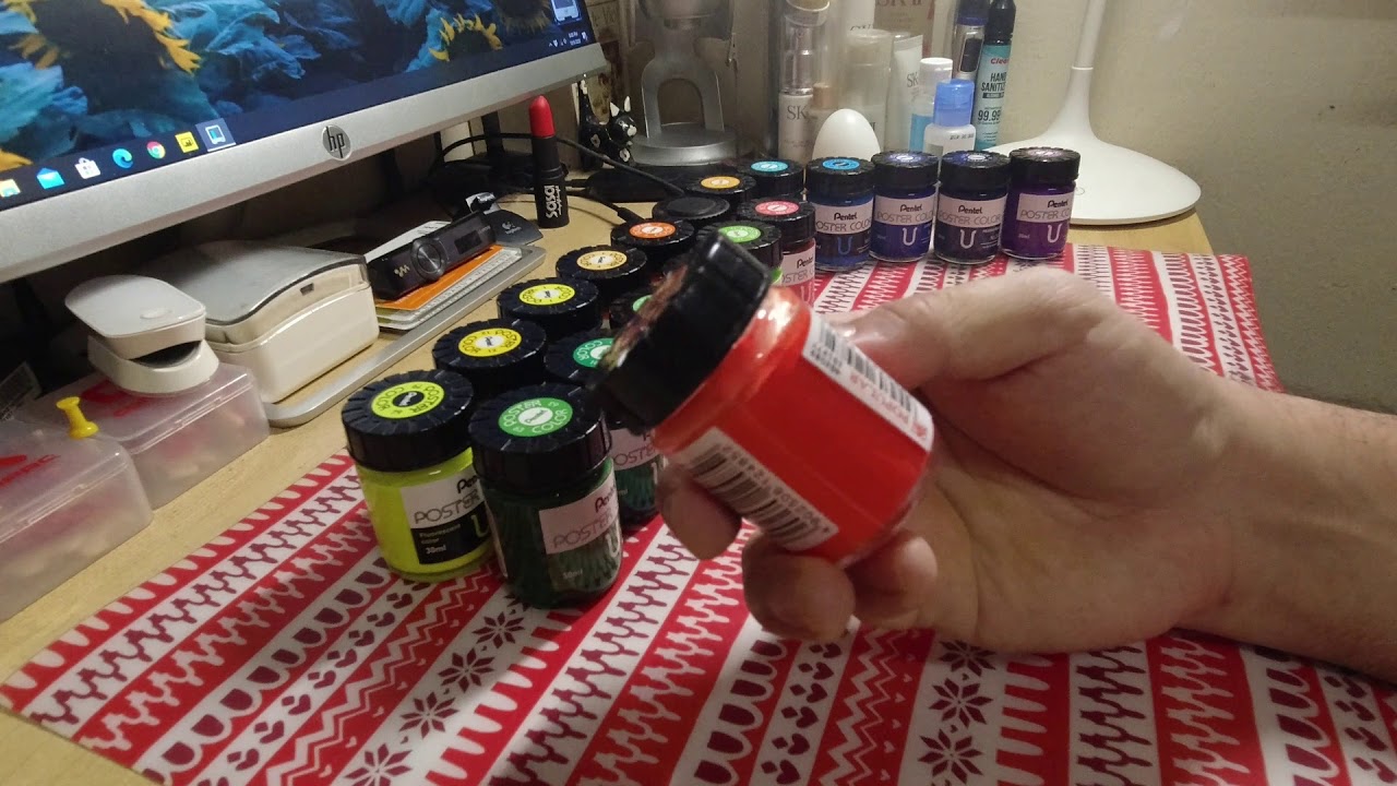 Unboxing Pentel Poster Color #Pentel #PosterColor #Drawing #Japan
