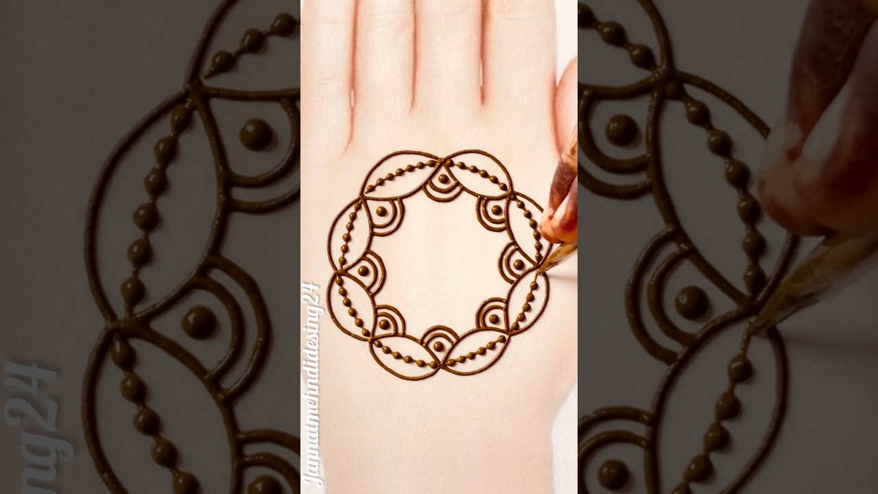 Bridal Henna Mehndi 2026 | Latest Mandla Mehndi Design Back Hand Mehndi Design #mehndi