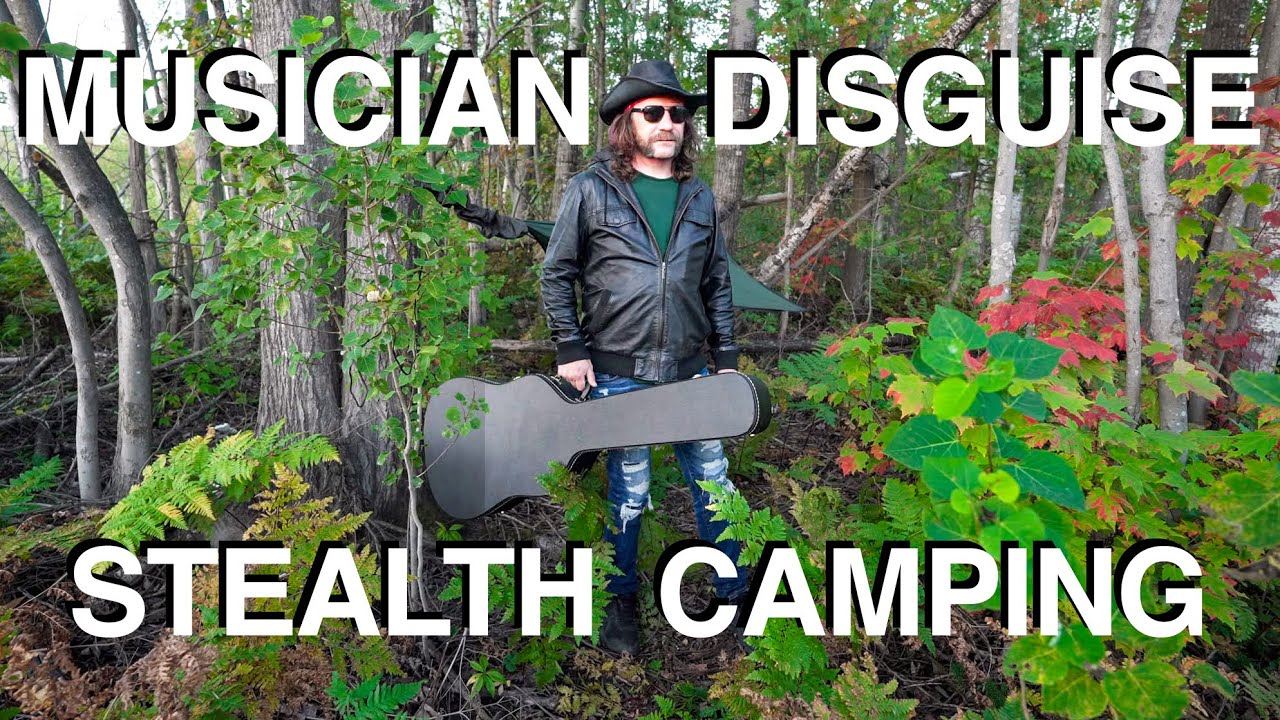 Musician Disguise Stealth Camping