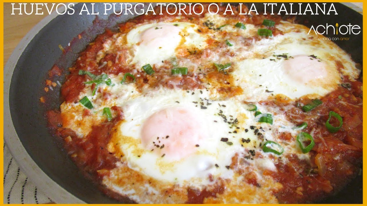 El DESAYUNO más espectacular y sencillo | Huevos al Purgatorio o a la Italiana