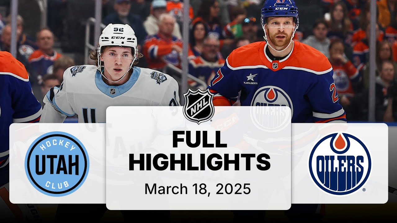 NHL Highlights | Utah Hockey Club vs. Oilers | March 18, 2025