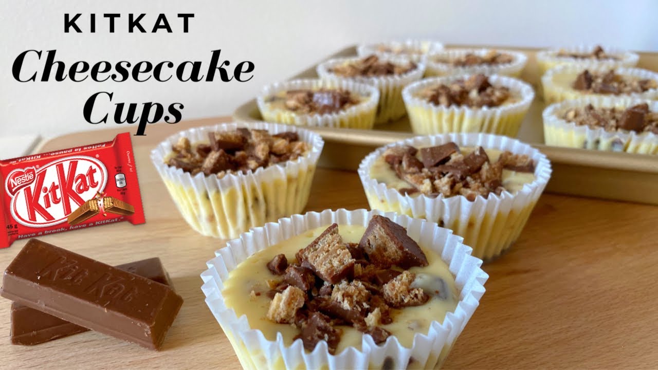 KITKAT CHEESECAKE CUPS