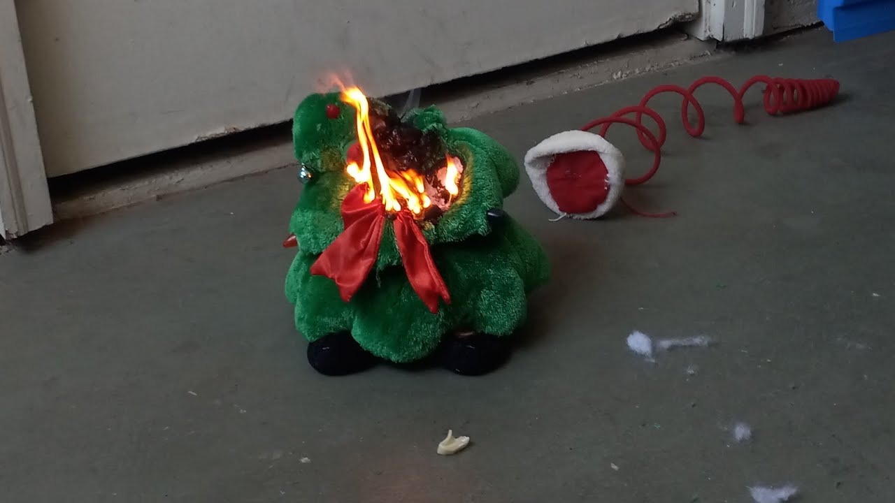 Sound N Light Christmas Tree Destruction