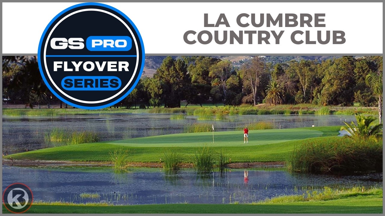 Видеообзор поля для гольфа GSPro – загородный клуб La Cumbre – разработан компанией Bomber Golf S...