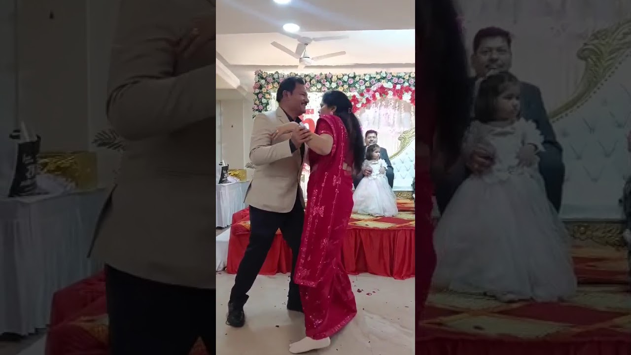 Couple dance on. Cossion's silver jubilee anniversary 