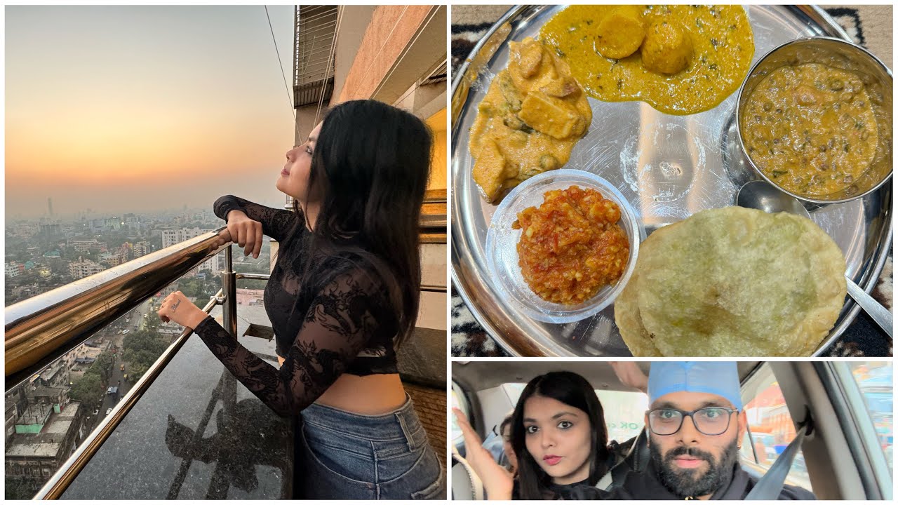 Family dinner 🍽️ pe chalee ? || Yaha ka View mast hai || kolkata || alkaagarwal