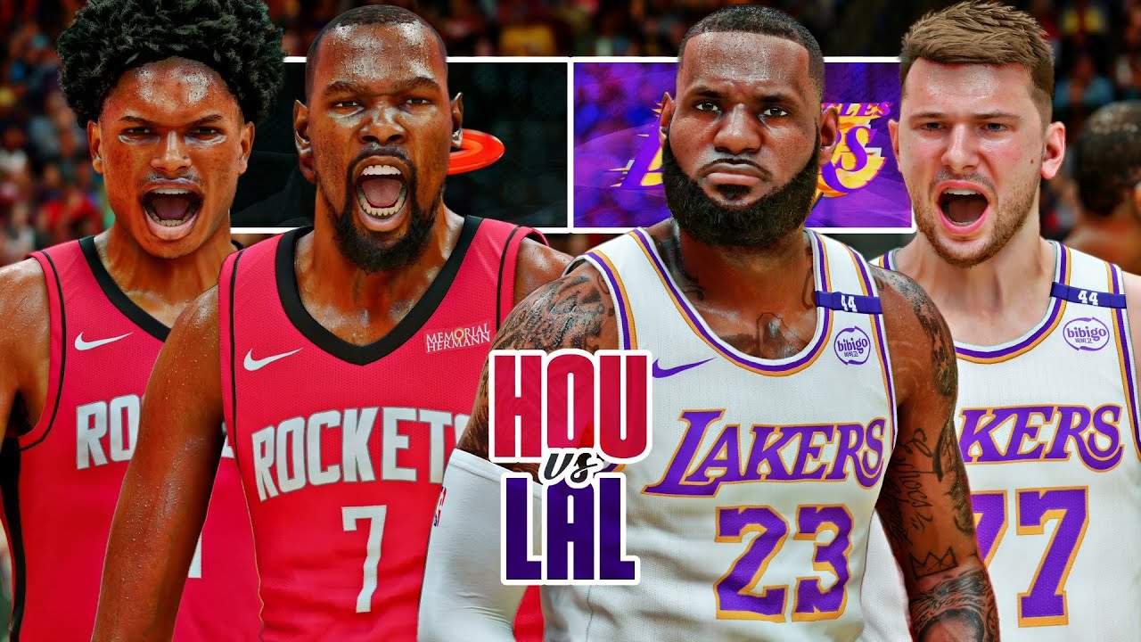 ROCKETS vs LAKERS | NBA 2K25 (PS5 PRO) [4K60]