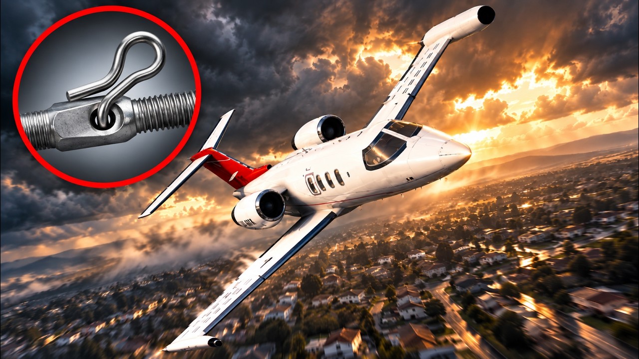 Tiny Missing Clip Causes Learjet 35 to Crash After Takeoff