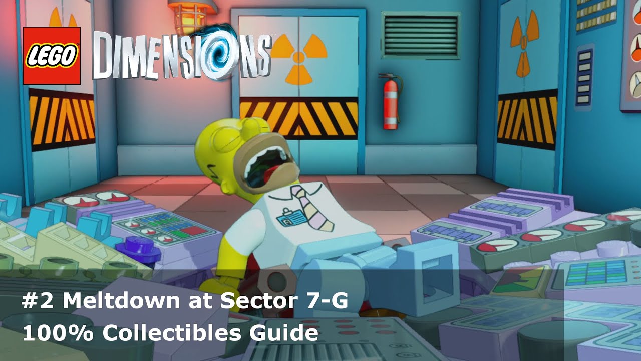 LEGO Dimensions 100% Guide - #2 Meltdown at Sector 7-G