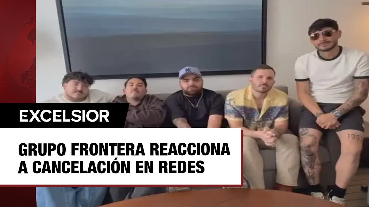 Grupo Frontera reacciona a cancelaci&oacute;n en redes por supuesto apoyo a Trump