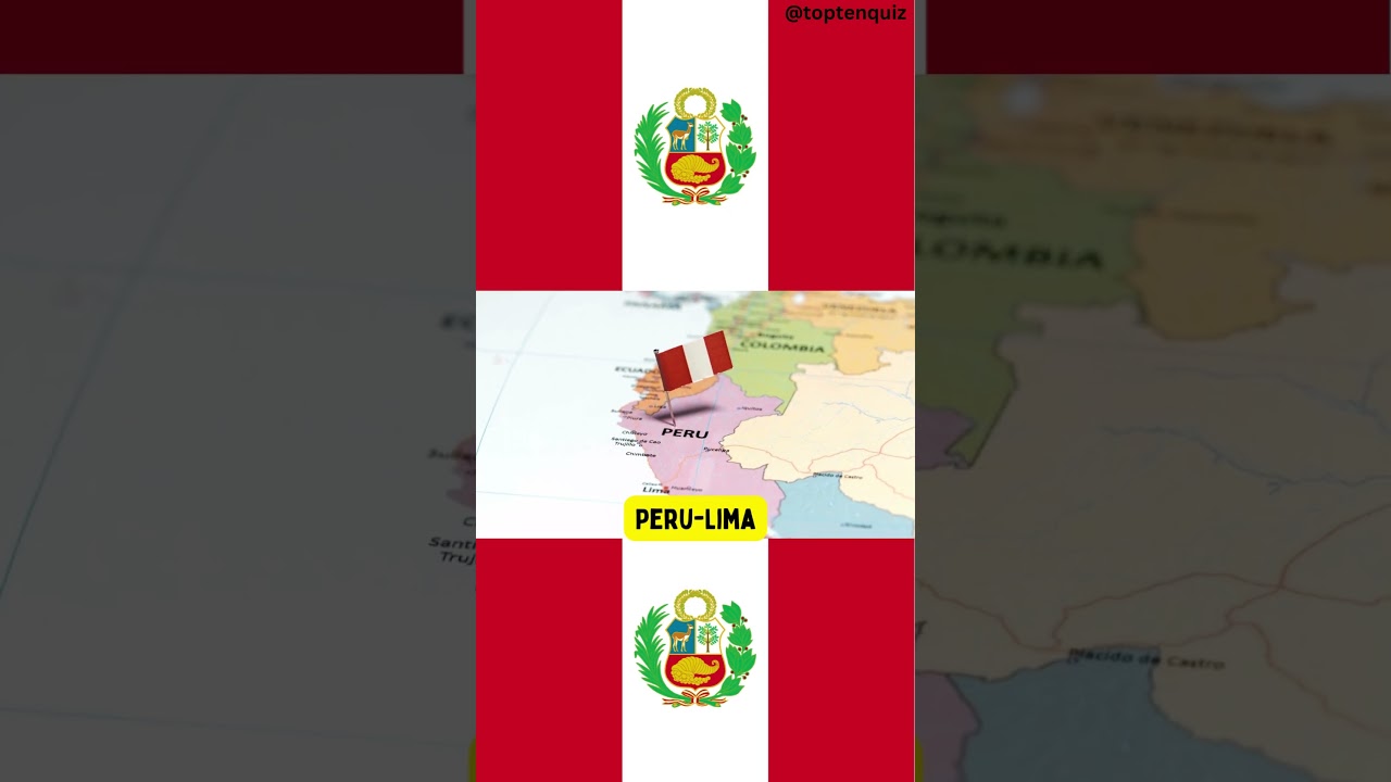 12 South American Countries and Capital #toptenquiz