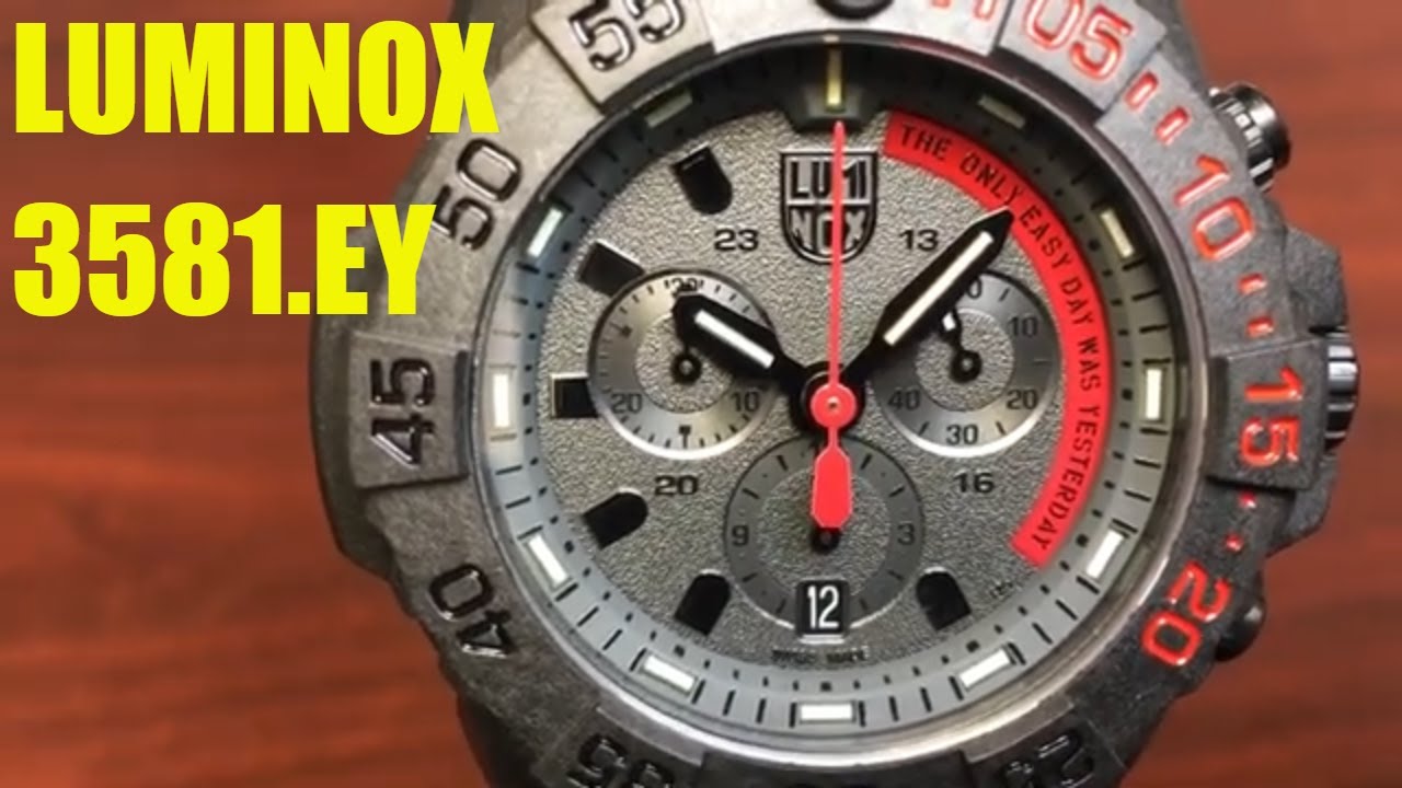 Luminox Navy SEAL Chronograph Diver's 45mm Watch 3581.EY