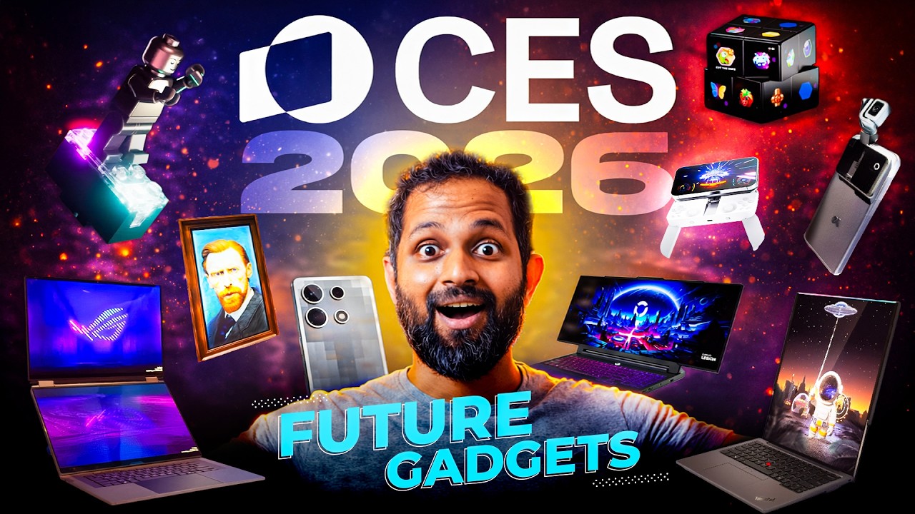 Gimbal ഉള്ള Smartphone കണ്ടിട്ടുണ്ടോ? 😲 CES 2026 | Future Tech | Gadgets